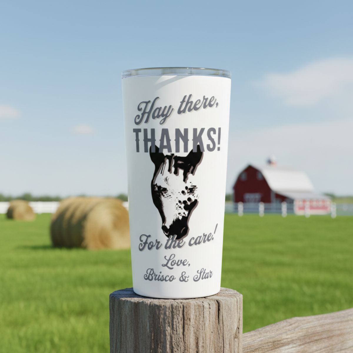 Custom Horse Care Giver Gift Tumbler 20oz
