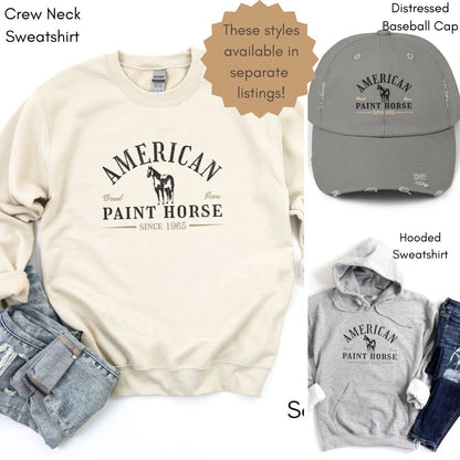 American Paint Horse Tee | Horse Lover Short Sleeve Tee | Equestrian T-shirt | Gift for Paint Horse Lover | Horse Breed Tshirt