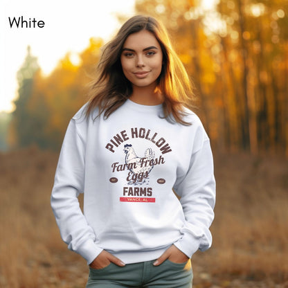 Custom Egg farm Crewneck Vintage Style Sweatshirt
