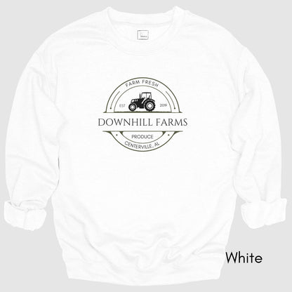 Custom Farm Tractor Unisex Crewneck Sweatshirt