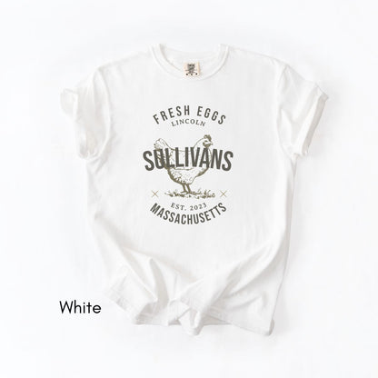 Custom Egg Farm Unisex Vintage Midweight T-shirt