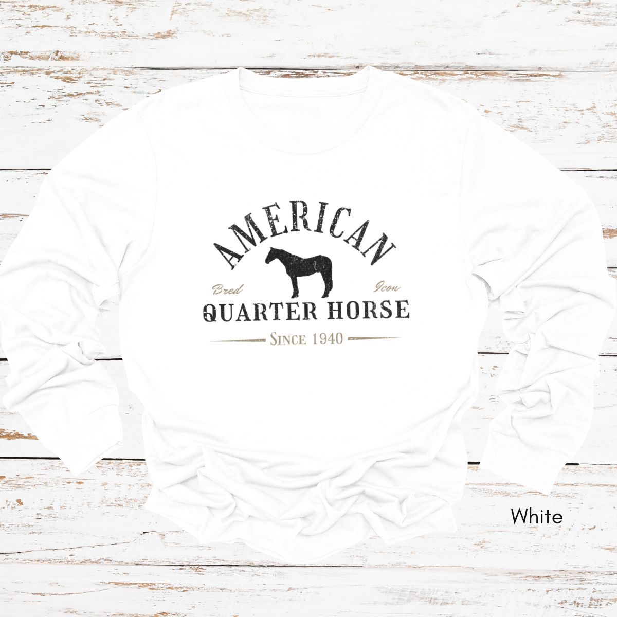 American Quarter Horse Long Sleeve Unisex T-shirt
