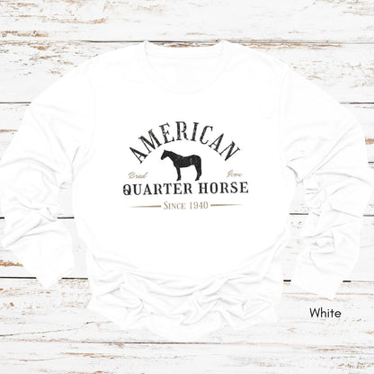 American Quarter Horse Long Sleeve Unisex T-shirt