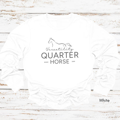 American Quarter Horse Versatility Long Sleeve Unisex T-shirt