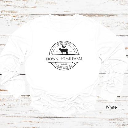 Custom Long Sleeve Light Weight Jersey Local Farm Tee