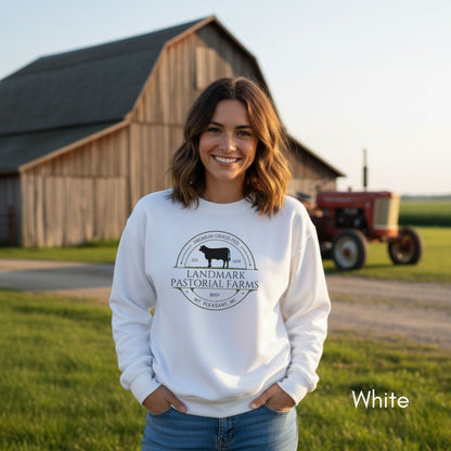 Custom Cattle Farm Heifer Version Unisex Crewneck Sweatshirt