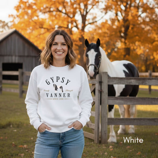 Gypsy Vanner Horse - Unisex Crewneck Sweatshirt