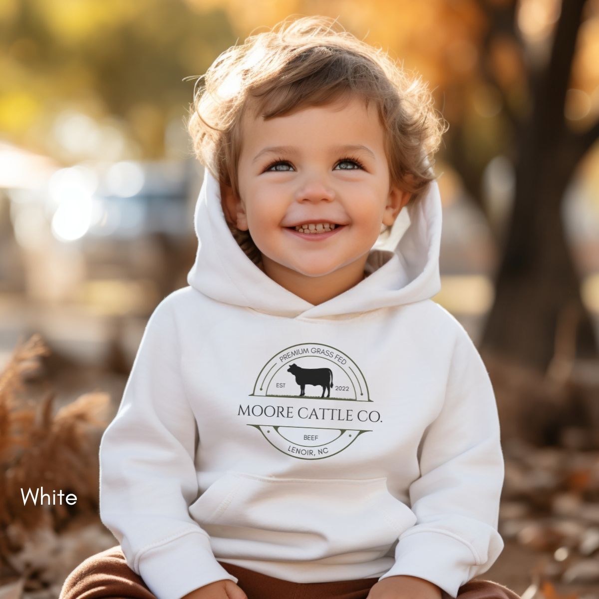 Custom Cattle Farm Ranch YOUTH/KIDS Heavy Blend Hooded Sweatshirt Personalized gift for Cattle farmers Local Beef Dealer Hoodie Farmer's Market Shirt