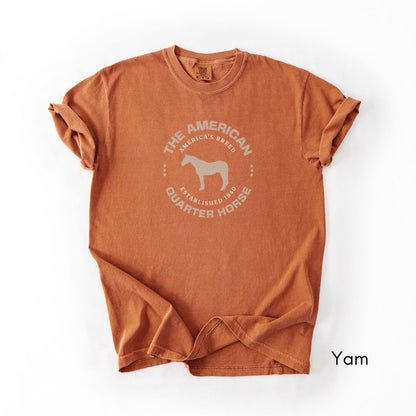 American Quarter Horse Breed Unisex Vintage Mid-Weight T-shirt