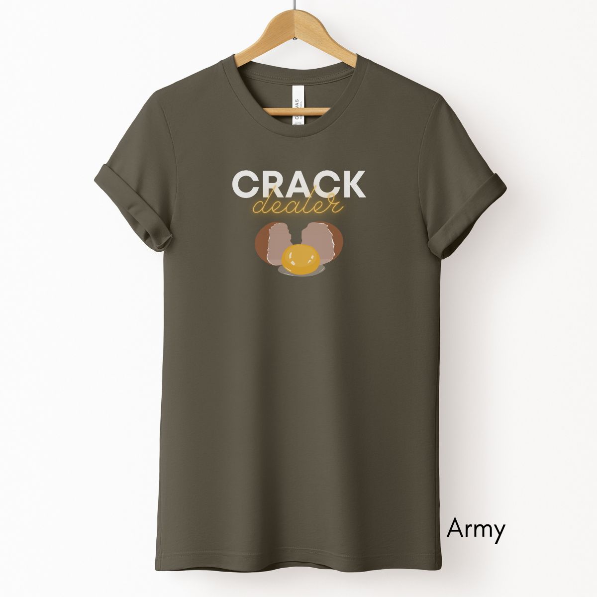 Crack Dealer Tee | Unisex Jersey Short Sleeve Tee | Funny Farm Life Tee | Chicken Egg Tee | Funny Egg Tee