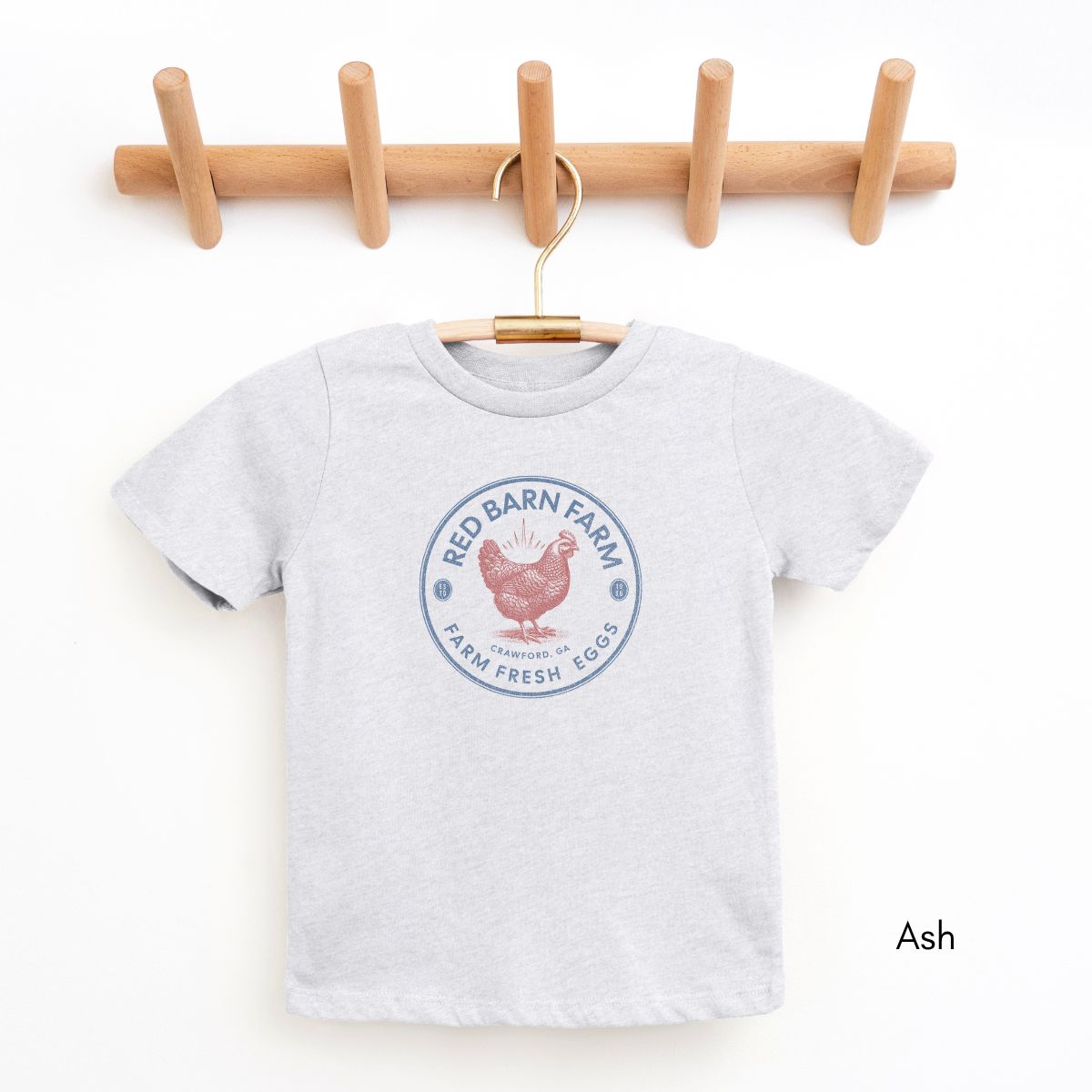Custom YOUTH/KIDS Custom Egg Farm Patriotic Style Short Sleeve Light Weight Unisex Tee