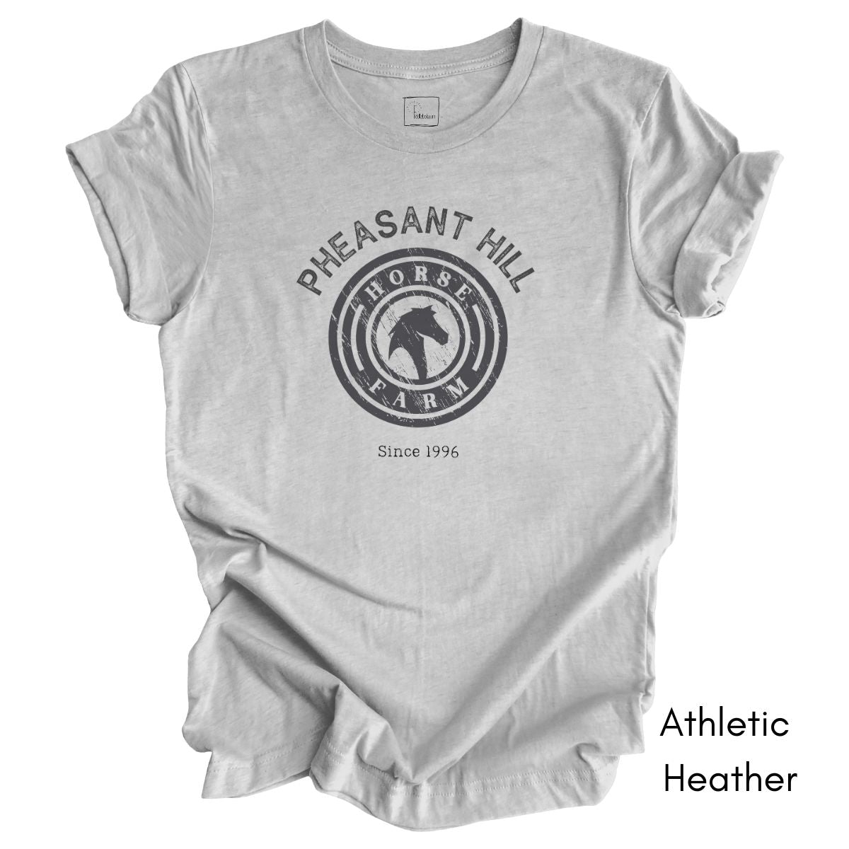 Custom Horse Farm Tee | Unisex Jersey Short Sleeve Tee | Horse Lovers Tee | Horse Boarding Tee | Personalized Equestrian Tee
