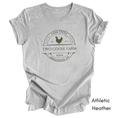 Custom Egg Farm Unisex Light Weight Jersey T-shirt