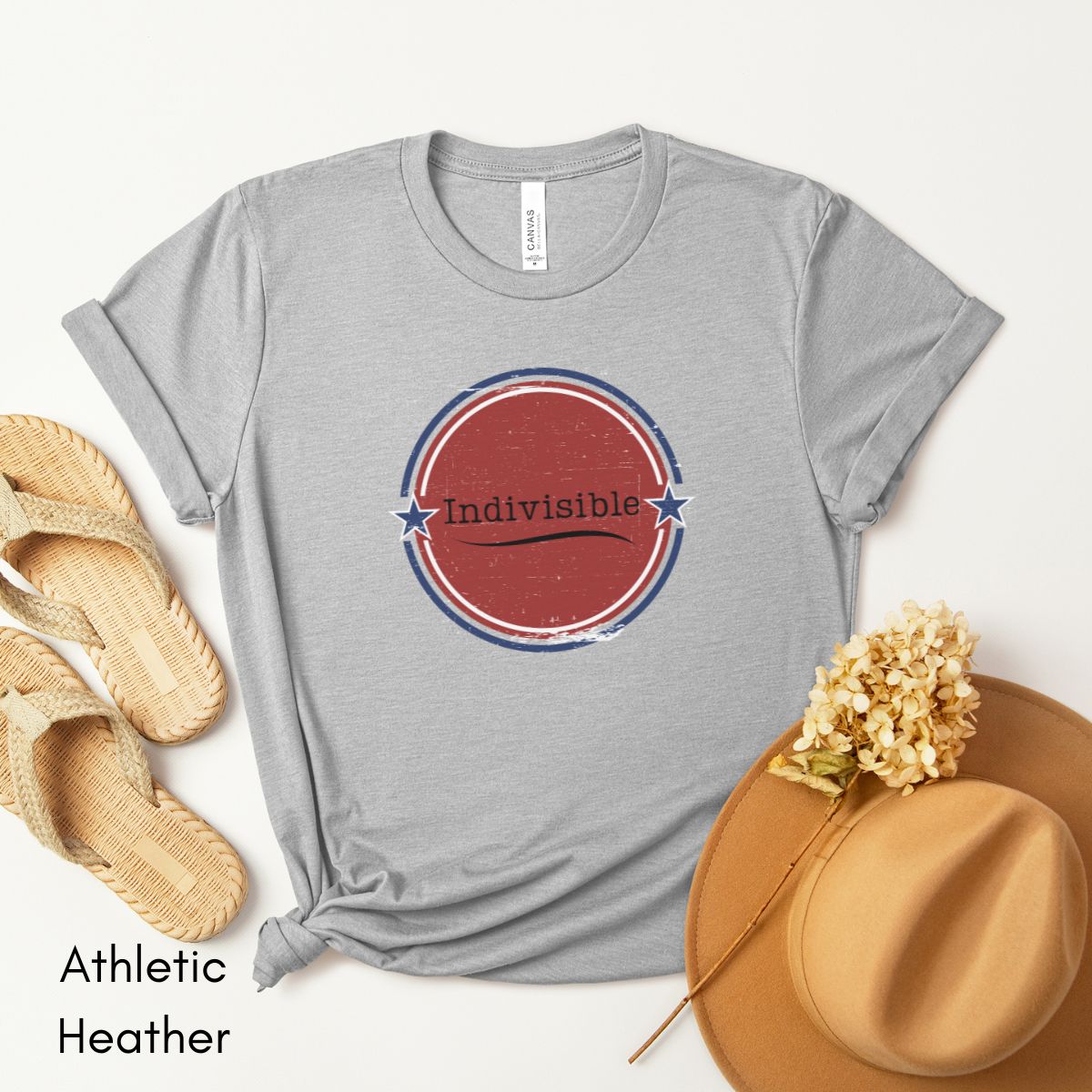 Indivisible Tee | Unisex Patriotic Tee | 4th of July Group Tee | Pledge of Allegiance T-shirt | USA T-shirt | Memorial Day Tshirt