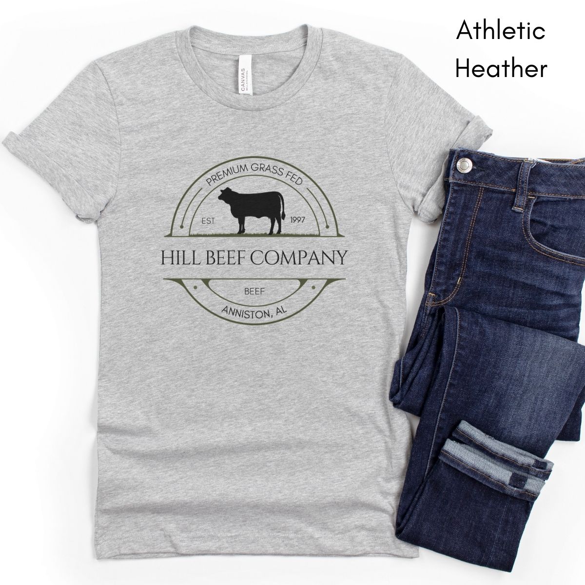 Custom Cattle Beef Farm Tee | Heifer Version Local Beef Dealer Tee | Gift for ranchers or farmers | Homestead Tshirt Farmer's Market Tee