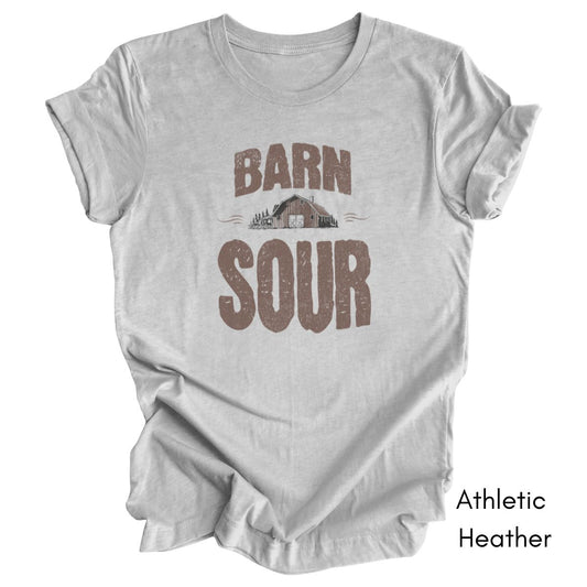 Barn Sour Tee - Funny Equestrian t-shirt, horse lover shirt, gift for horse owner, funny introvert equestrian tee