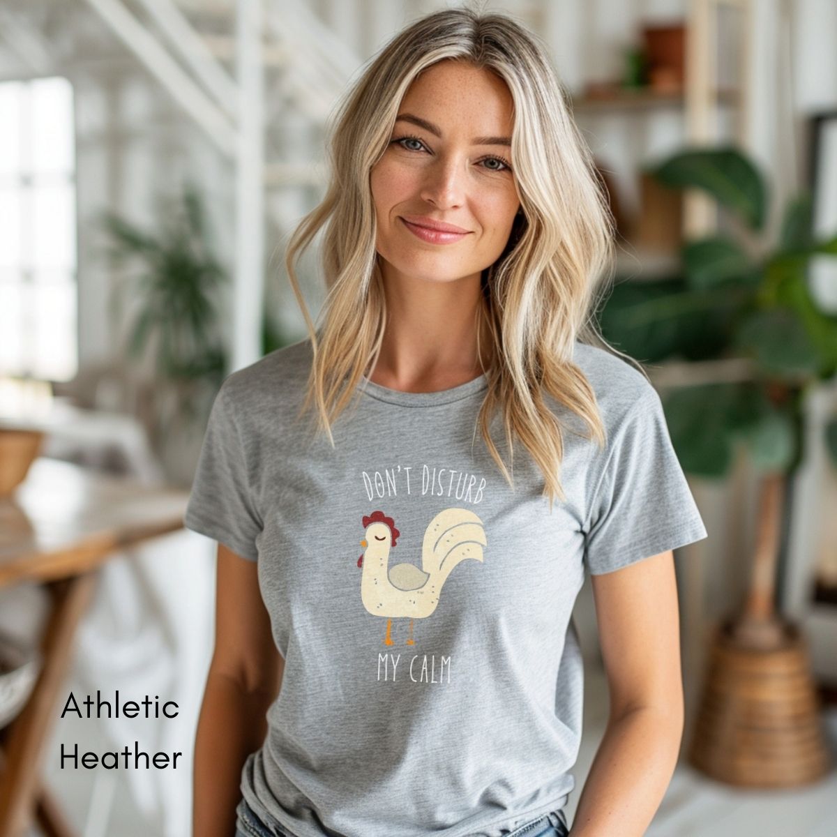 Don't Disturb my Calm Hen Tee | Unisex Jersey Short Sleeve Tee | Farm Life Tee | zenTee | Sarcastic Tee | Hen Chicken Lover Tee