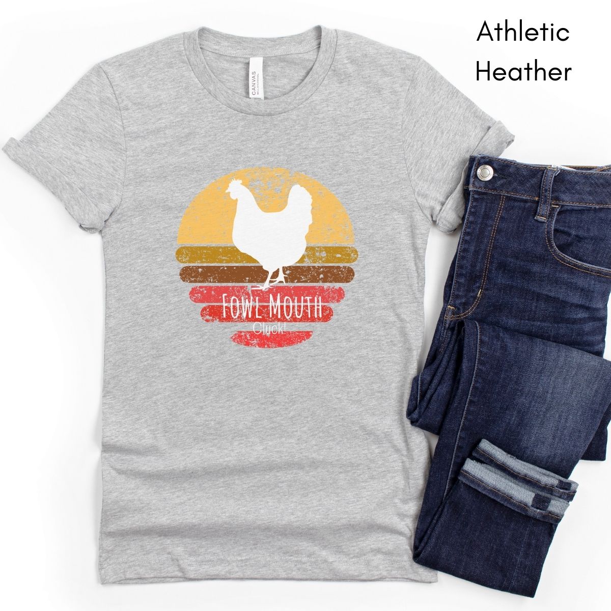 Fowl Mouth Tee | Unisex Jersey Short Sleeve Tee | Funny Chicken Shirt | Farm Life Tee | Chicken Lover Tee