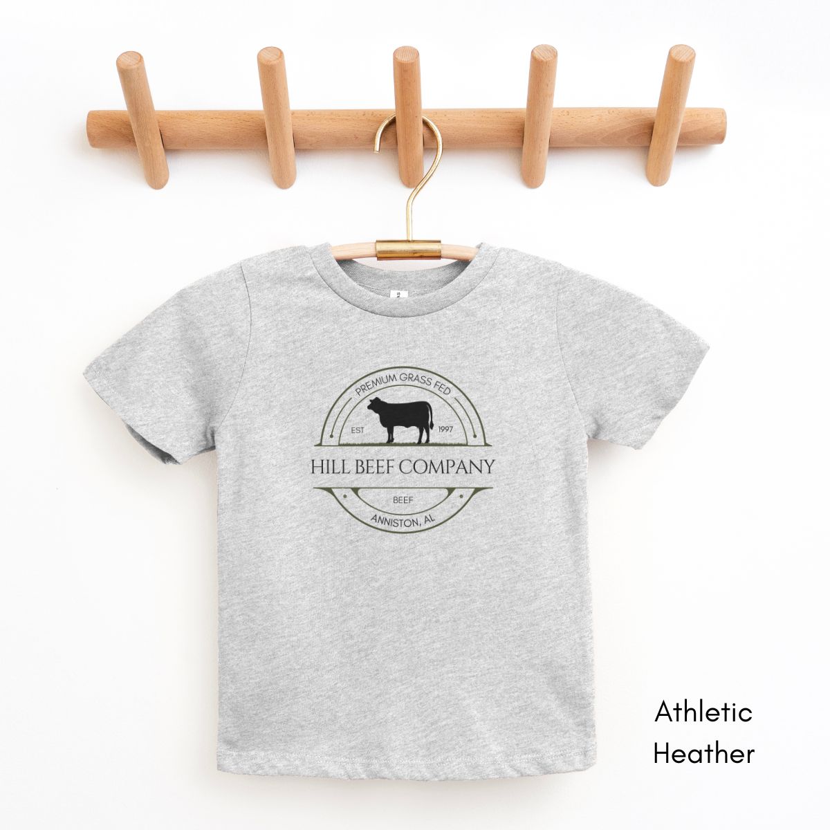 Custom Youth/Kids Beef Cattle Farm Short Sleeve Tee Personalized Ranch Tshirt Gift for Ranchers Farmers Market T-shirt Homestead Tee