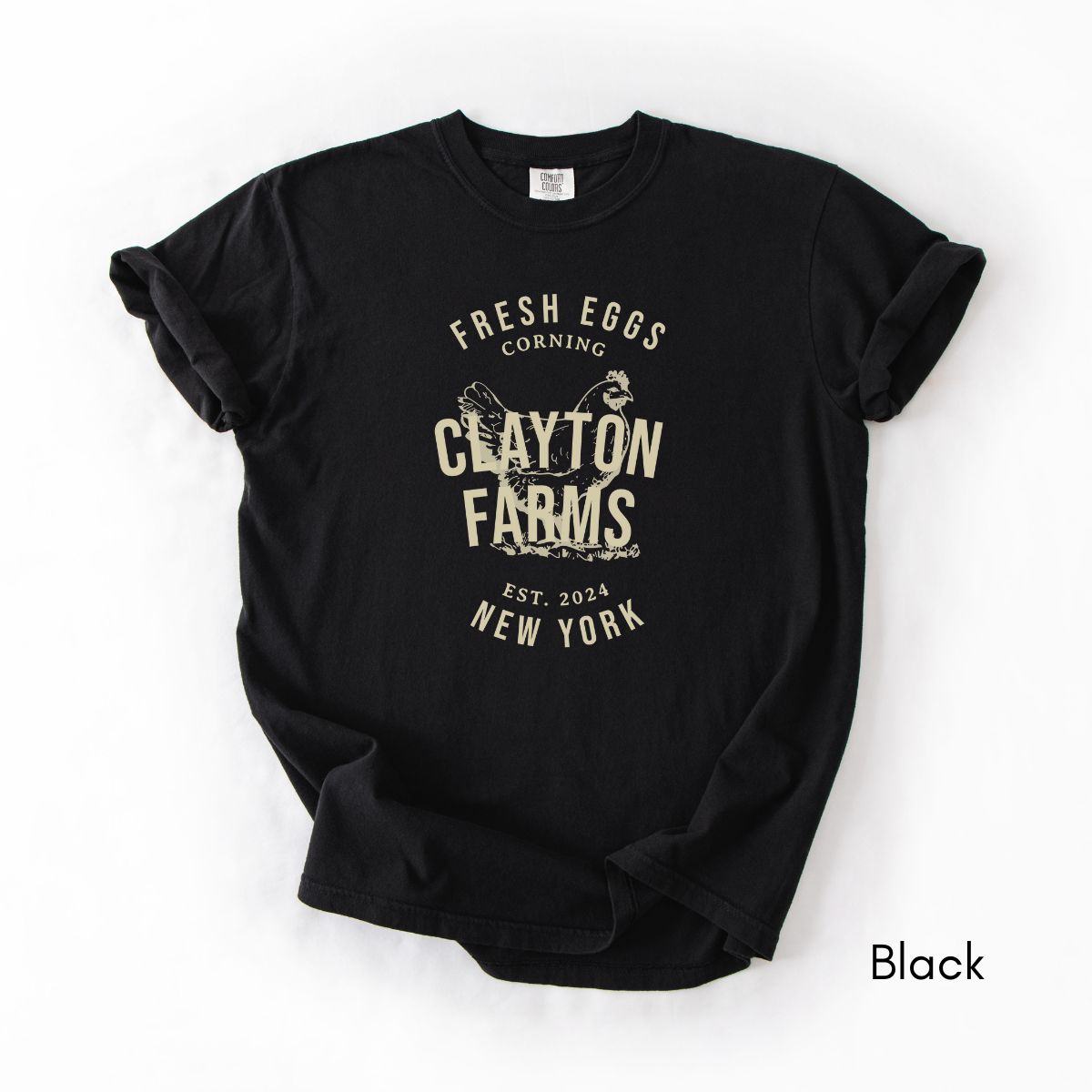 Custom Egg Farm Unisex T-shirt - Personalized Local Egg Dealer Shirt, Homesteading Tee, Farmer's Market Tshirt, Gift for Poultry Enthusiast