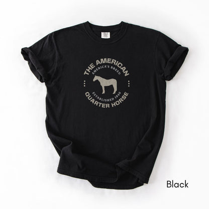 American Quarter Horse Breed Unisex Vintage Mid-Weight T-shirt