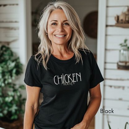 Chicken Addict Tee | Unisex Jersey Short Sleeve Tee | Gift for Chicken Lover | Chicken Keeper Tshirt | Poultry Enthusiast T-shirt