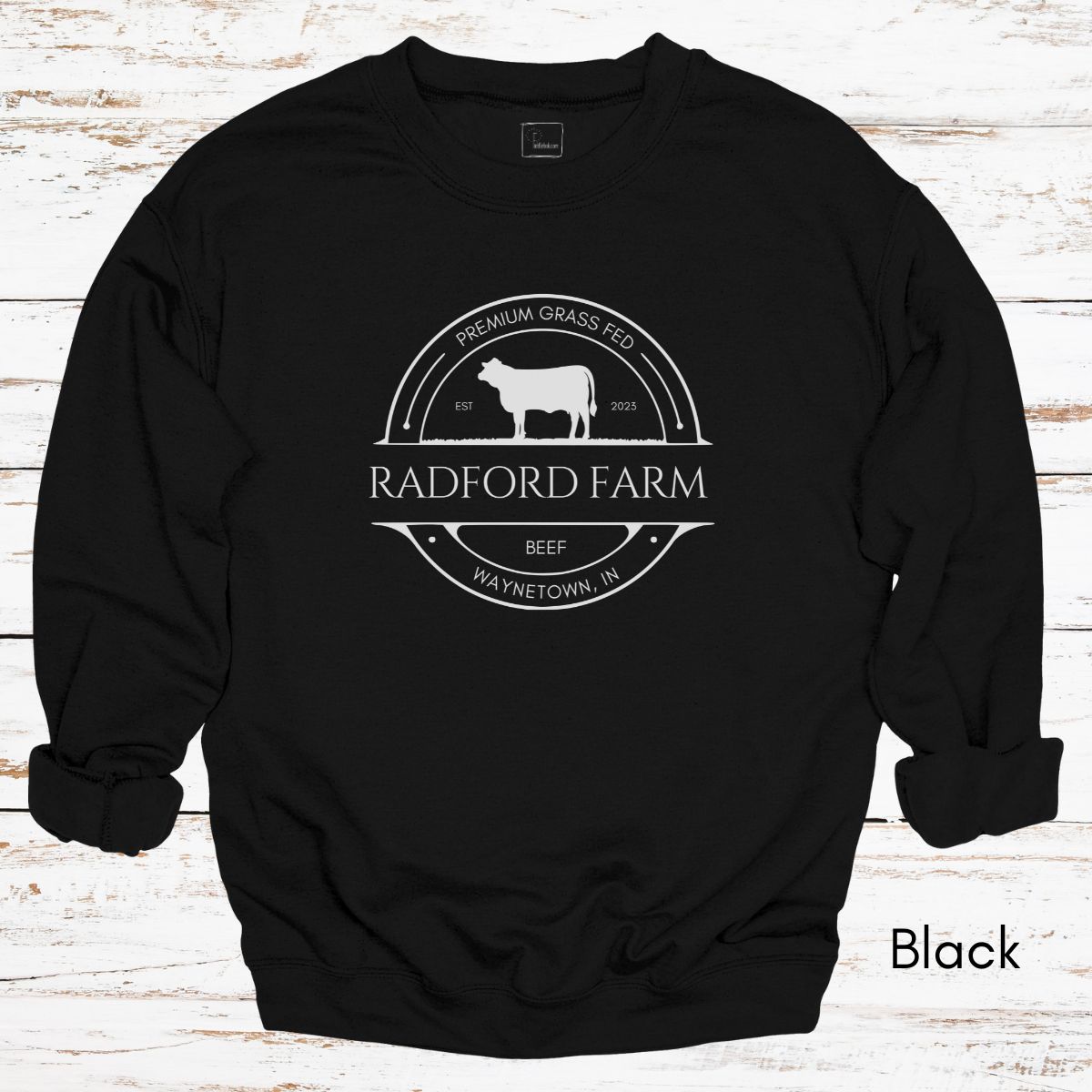 Custom Cattle Farm Heifer Version Unisex Crewneck Sweatshirt