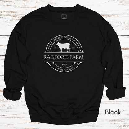 Custom Cattle Farm Heifer Version Unisex Crewneck Sweatshirt