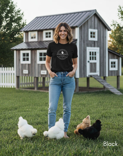 CUSTOM  Silkie Chicken Farm Light Weight Unisex Jersey T-shirt