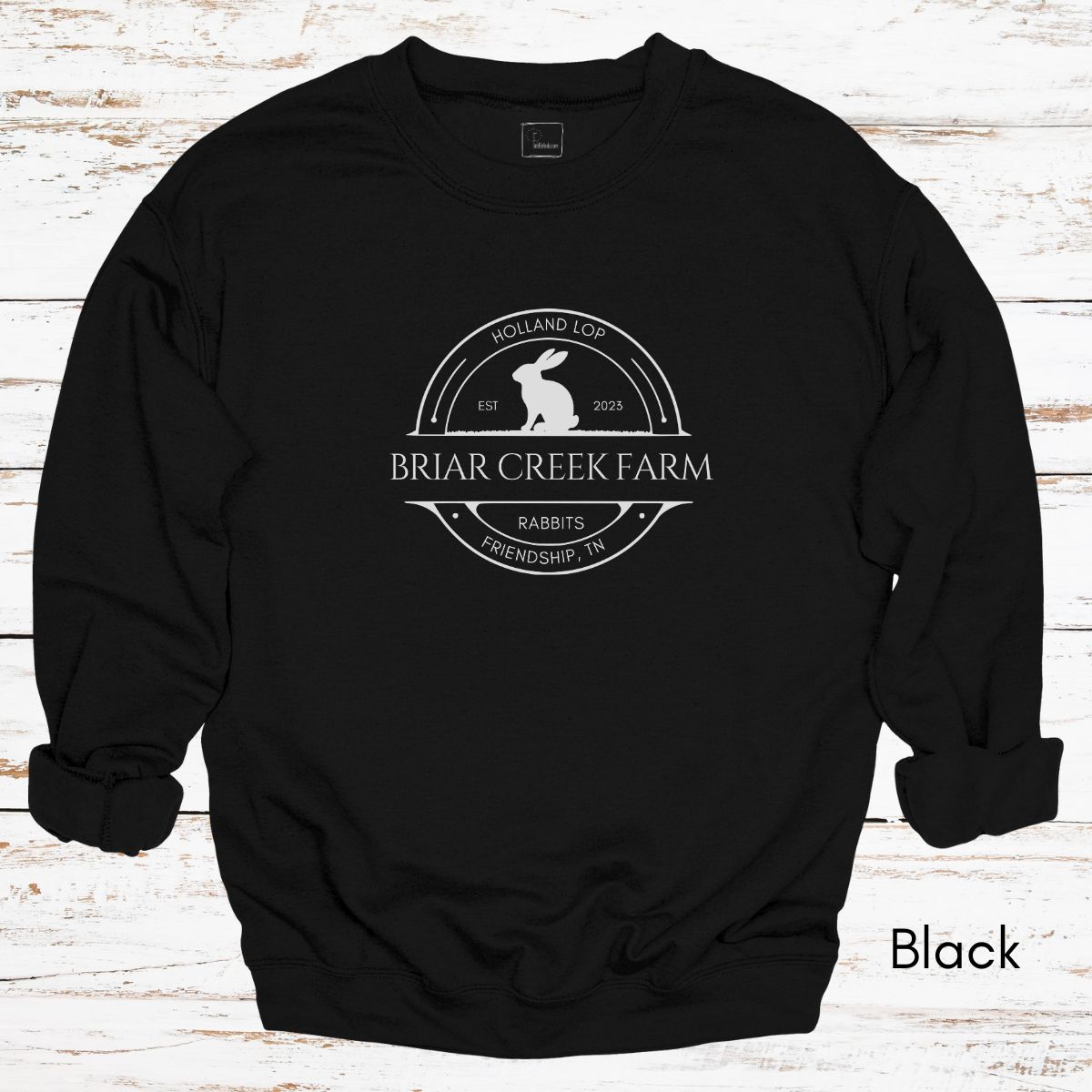 Custom Rabbit Farm Unisex Crewneck Sweatshirt