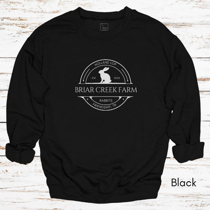 Custom Rabbit Farm Unisex Crewneck Sweatshirt