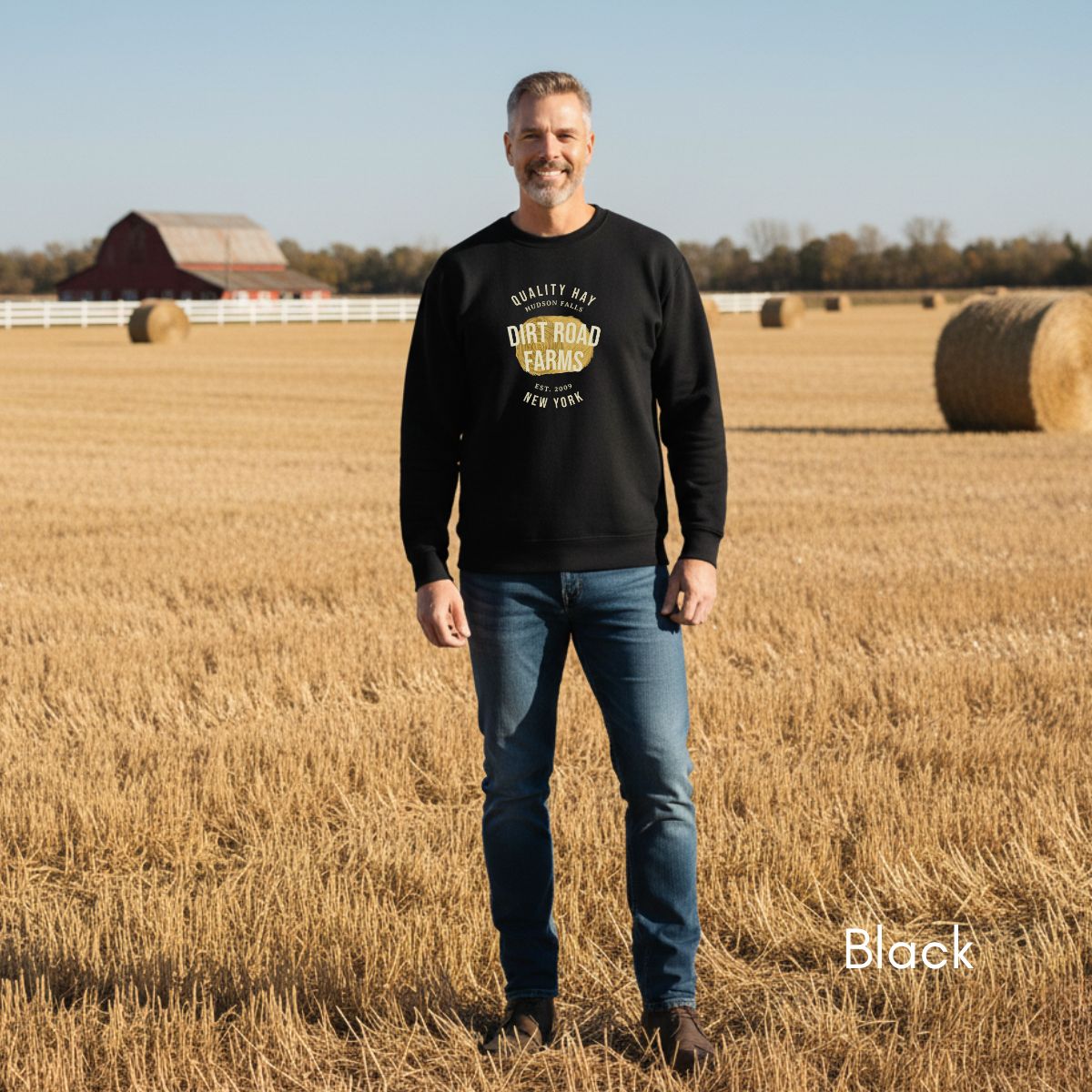Custom Hay Farm Unisex Heavy Blend Crewneck Sweatshirt