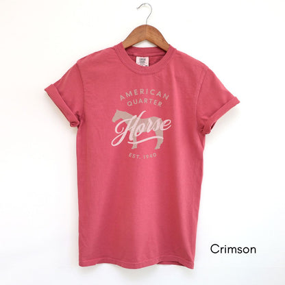 American Quarter Horse Breed Unisex Midweight Vintage Style T-Shirt