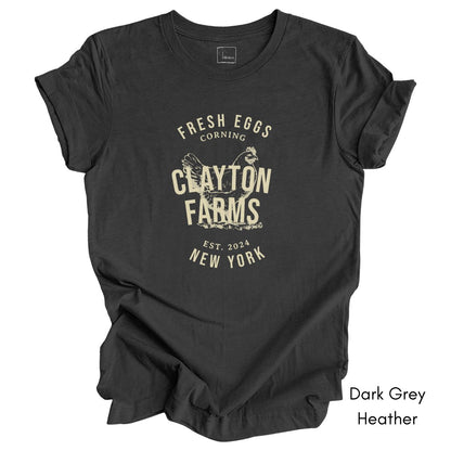 Custom Local Egg Farm Light Weight Jersey T-shirt