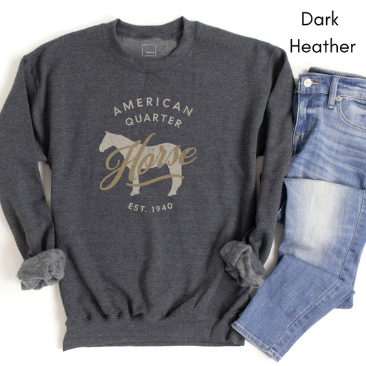 American Quarter Horse - Unisex Crewneck Sweatshirt