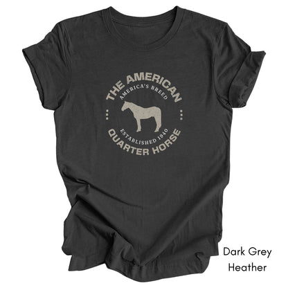 American Quarter Horse Breed Unisex Tee