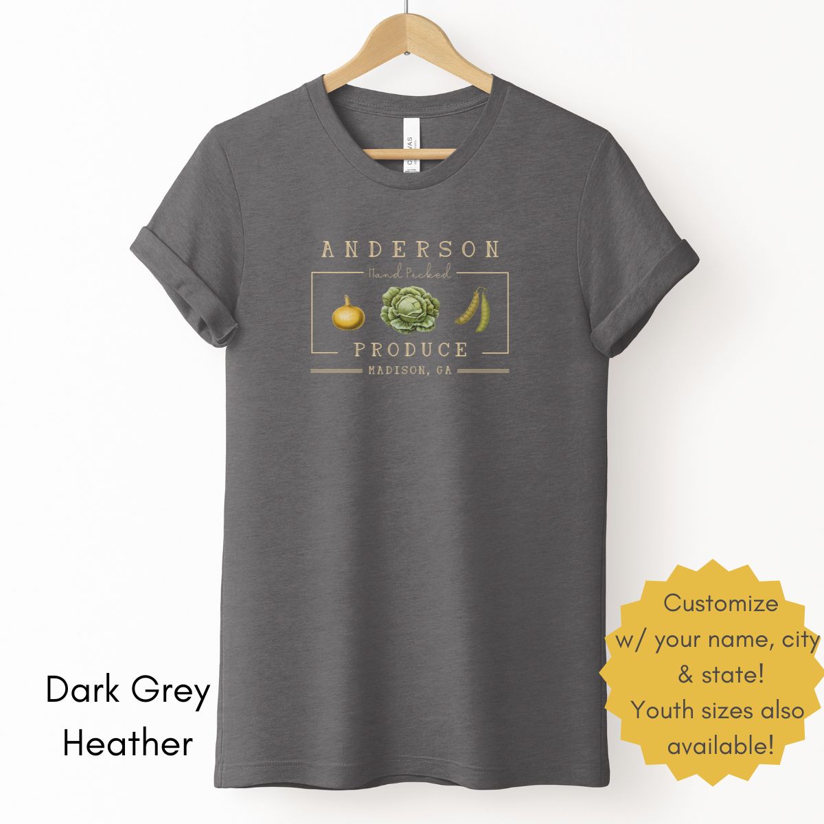 Custom Farm Tee Local Vegetable Dealer T-shirt Personalized Produce Dealer Tee Gifts for Gardeners Farmers Market t-shirt Homesteading Tshirt