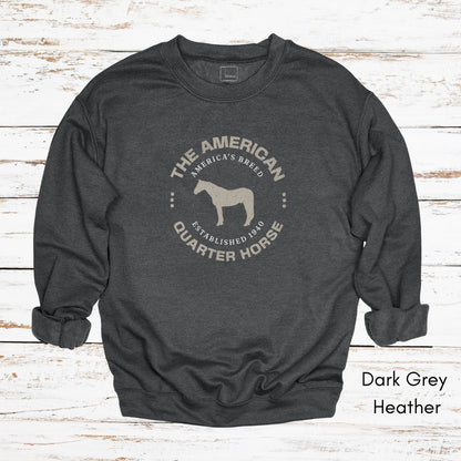 American Quarter Horse - Unisex Crewneck Sweatshirt