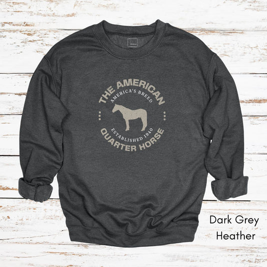 American Quarter Horse - Unisex Crewneck Sweatshirt