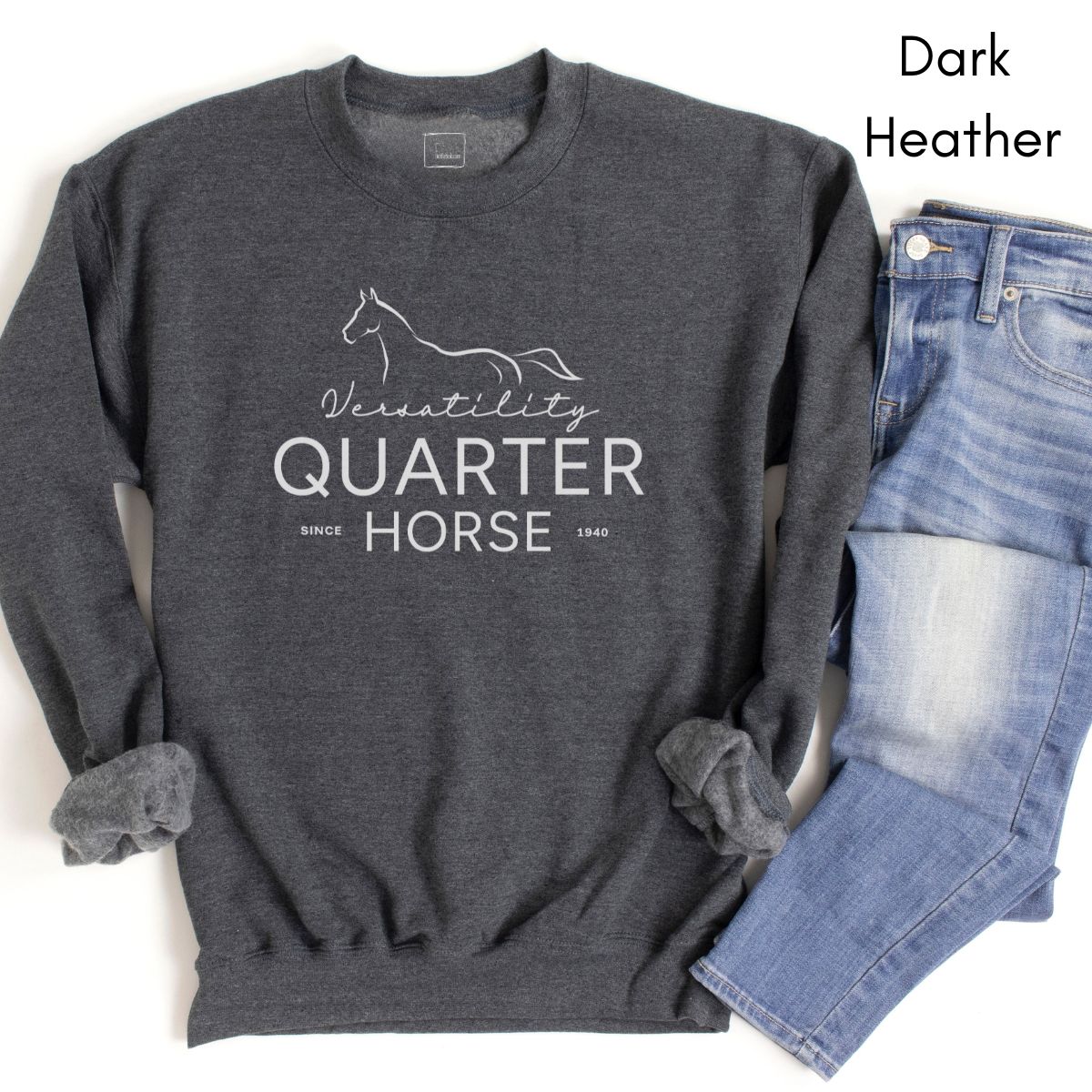 Quarter Horse Versatility Unisex Crewneck Sweatshirt