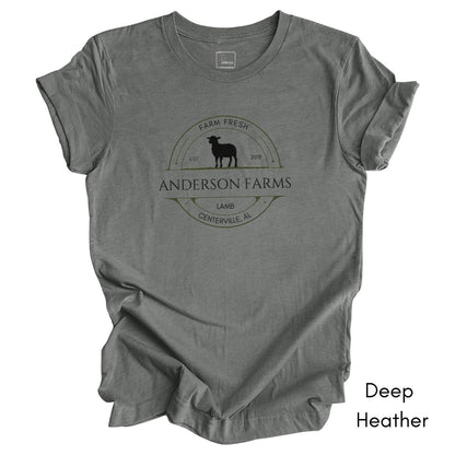 Custom Sheep Farm Tee