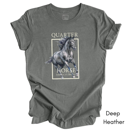 Quarter Horse America's Breed Tee - Unisex Jersey Short Sleeve Tee, Gift  for Horse Owner Tee, Horse Lover T-shirt , Equestrian Tee