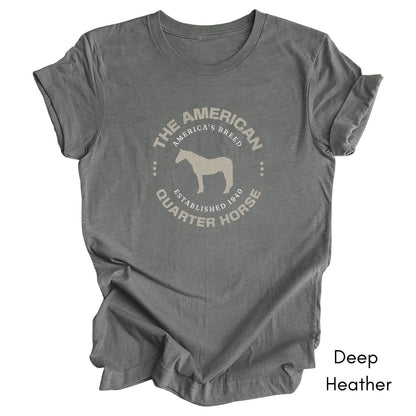American Quarter Horse Breed Unisex Tee
