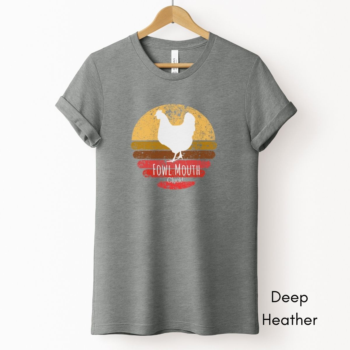 Fowl Mouth Tee | Unisex Jersey Short Sleeve Tee | Funny Chicken Shirt | Farm Life Tee | Chicken Lover Tee