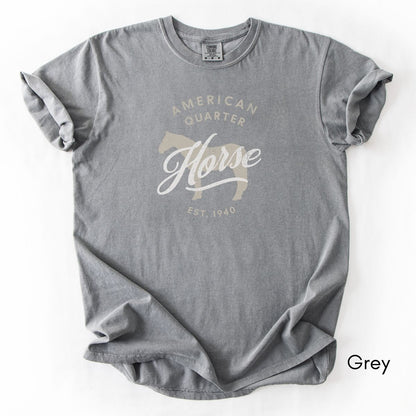 American Quarter Horse Breed Unisex Midweight Vintage Style T-Shirt