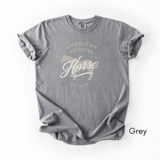 American Quarter Horse Breed Midweight Vintage Style T-Shirt