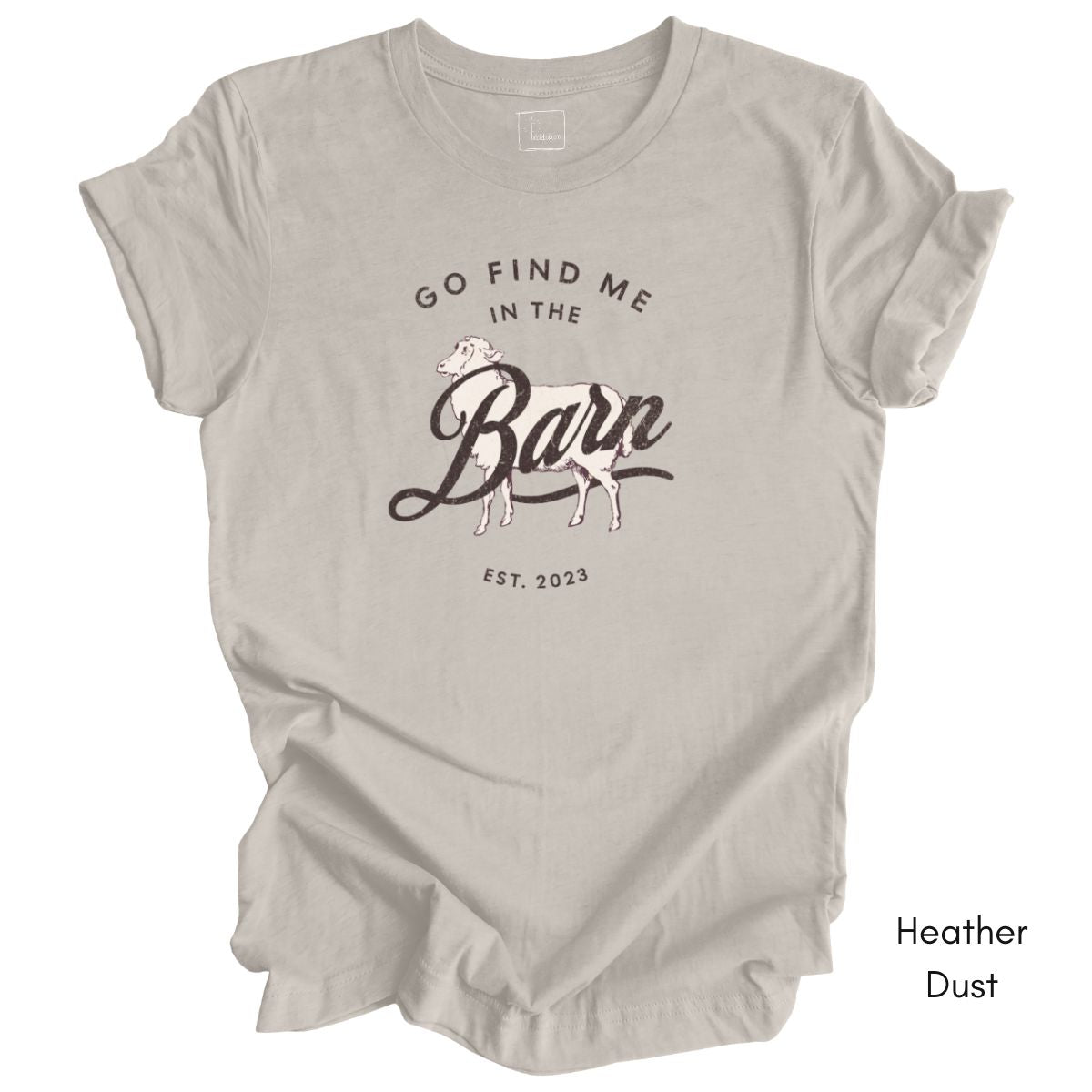 Find Me in the Sheep Barn Tee | Farmer's Short Sleeve Tee | Sheep Lover T-shirt | Mother's Day Gift | Pastel Spring Color Tee