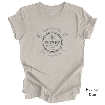 Custom Honeybee Farm Unisex Jersey Light Weight Tshirt