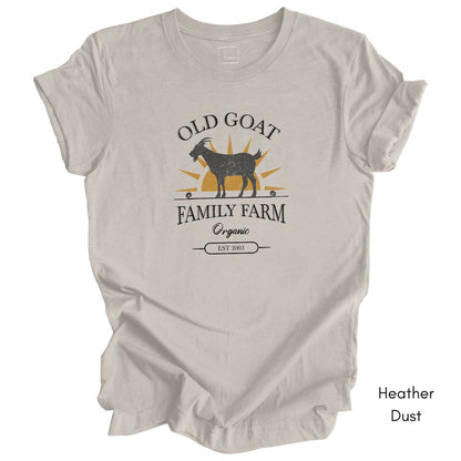 Custom Family Goat Farm Light Weight Unisex Jersey T-shirt