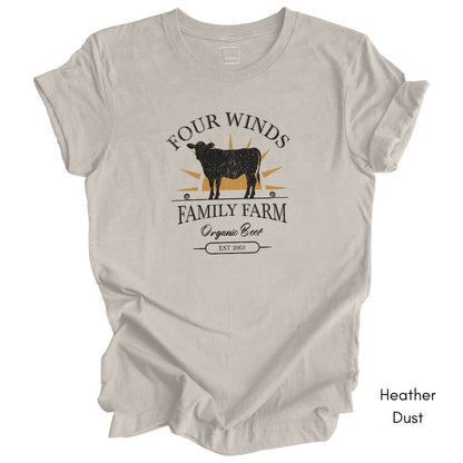 Custom Family Farm Beef Cow T-shirt